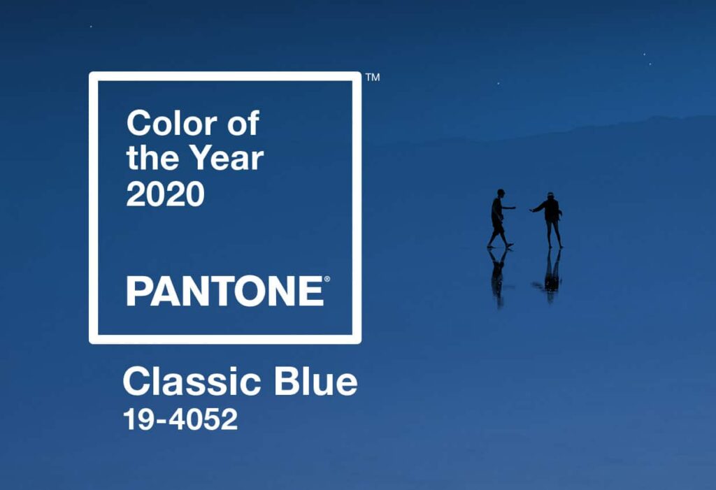pantone color of the year 2020 classic blue banner mobile